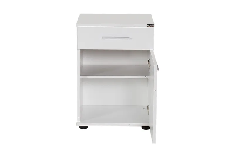 Nightstand Hvit - Hvit - Møbler - Bord - Avlastningsbord - Sengebord & nattbord