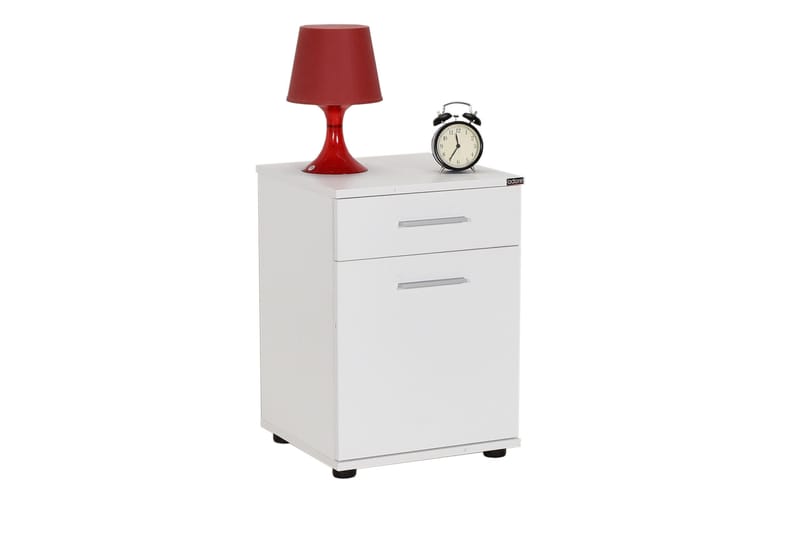 Nightstand Hvit - Hvit - Møbler - Bord - Avlastningsbord - Sengebord & nattbord