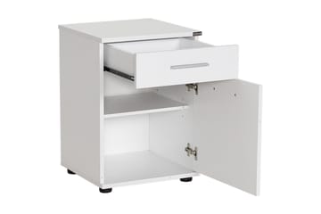 Nightstand Hvit - Hvit - Møbler - Bord - Avlastningsbord - Sengebord & nattbord