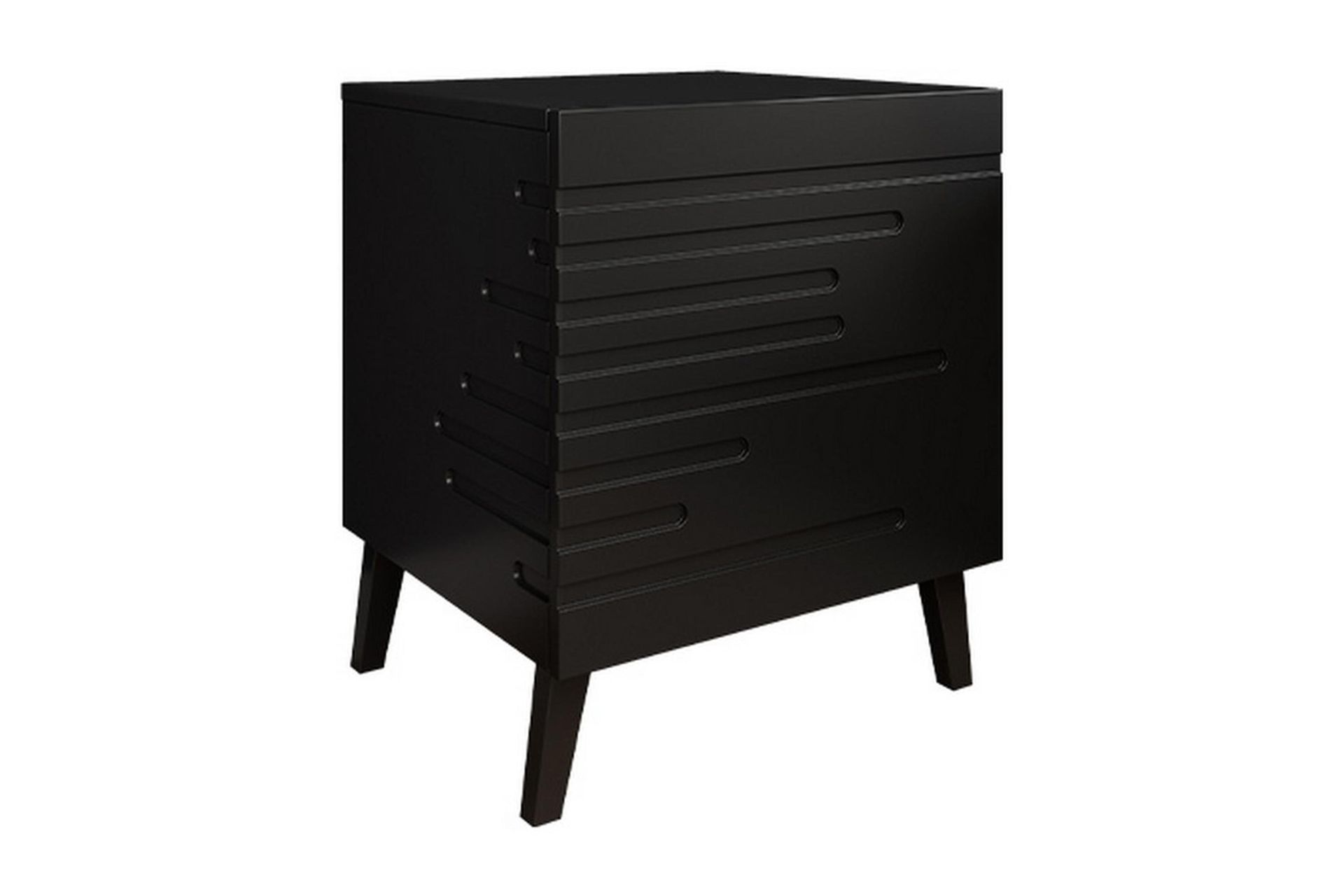 Novaj Nattbord 44 cm - Matt Svart