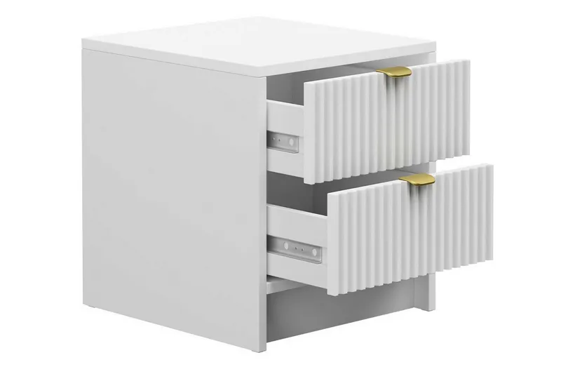 Novaj Sengbord 35 cm - Hvid - Møbler - Bord - Avlastningsbord - Sengebord & nattbord