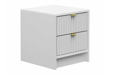 Novaj Sengbord 35 cm - Hvid - Møbler - Bord - Avlastningsbord - Sengebord & nattbord