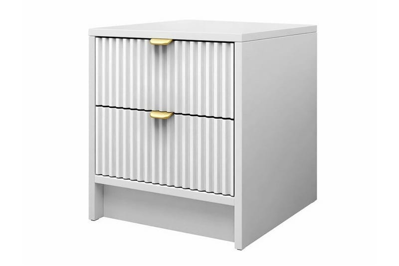 Novaj Sengbord 35 cm - Hvid - Møbler - Bord - Avlastningsbord - Sengebord & nattbord