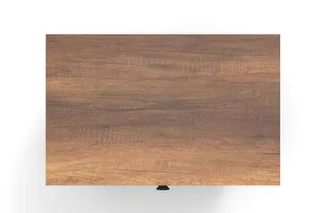 Numandro Nattbord 80 cm - Teak / Antrasitt - Møbler - Bord - Avlastningsbord - Sengebord & nattbord
