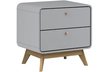Olivet Nattbord 51 cm - Grå - Møbler - Bord - Avlastningsbord - Sengebord & nattbord