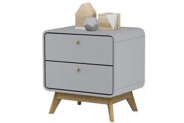 Olivet Nattbord 51 cm - Grå - Møbler - Bord - Avlastningsbord - Sengebord & nattbord