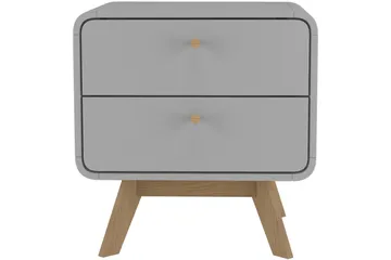 Olivet Nattbord 51 cm - Grå - Møbler - Bord - Avlastningsbord - Sengebord & nattbord