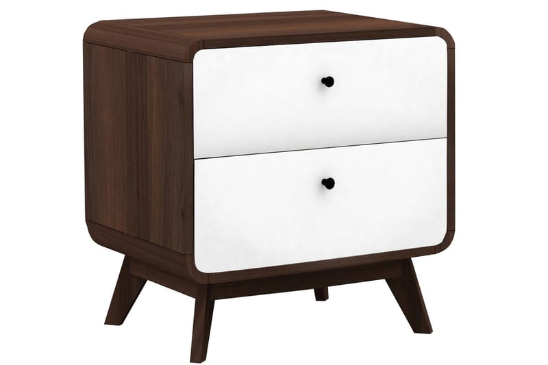 Olivet Nattbord 51 cm - Hvit - Møbler - Bord - Avlastningsbord - Sengebord & nattbord