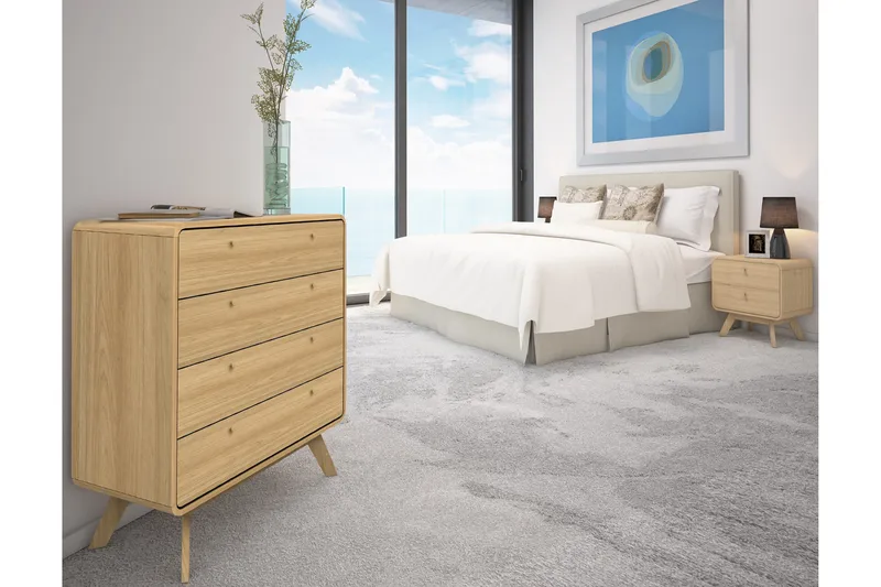 Olivet Nattbord 51 cm - Natur - Møbler - Bord - Avlastningsbord - Sengebord & nattbord