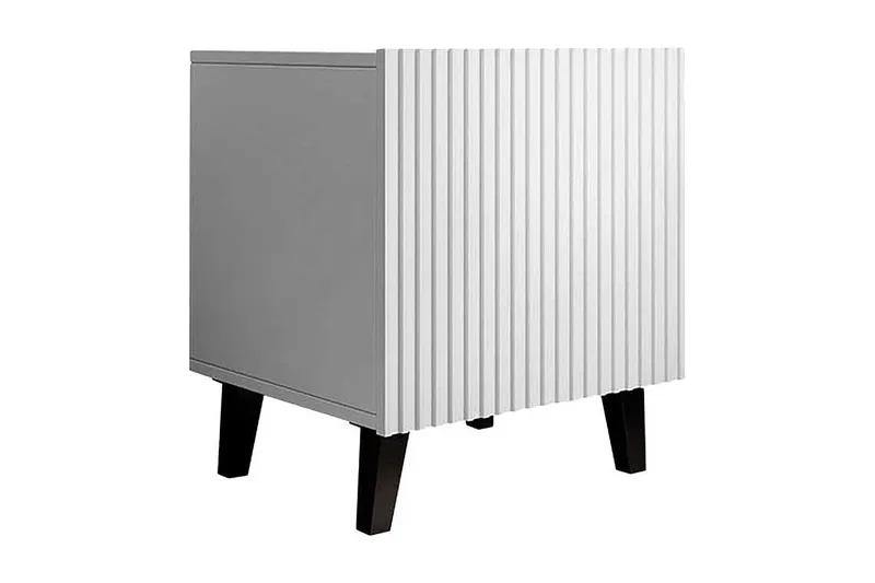 Pafos Nattbord Firekantet Hvit|Svart, undefined