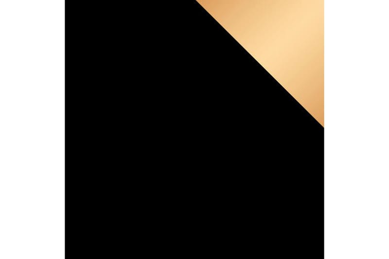 Pafos Nattbord Firekantet Svart|Gull - Sengebord & nattbord