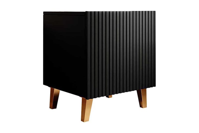 Pafos Nattbord Firekantet Svart|Gull, undefined