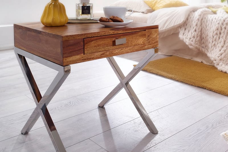 Pakefield Nattbord 45 cm - Brun - Møbler - Bord - Avlastningsbord - Sengebord & nattbord