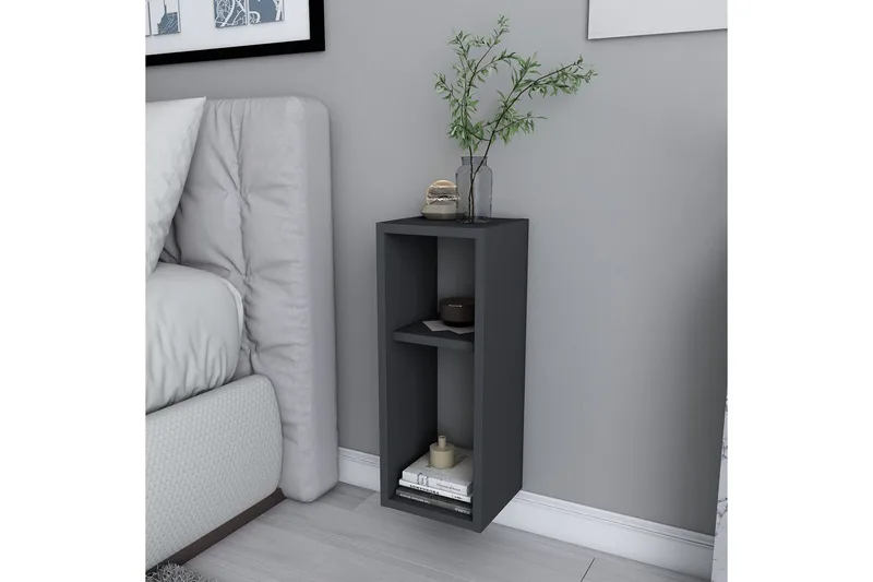 Rinorea Nattbord 23,2x59,6 cm - Antrasitt - Møbler - Bord - Avlastningsbord - Sengebord & nattbord