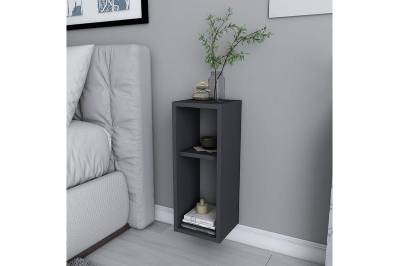 Rinorea Nattbord 23,2x59,6 cm - Antrasitt - Møbler - Bord - Avlastningsbord - Sengebord & nattbord