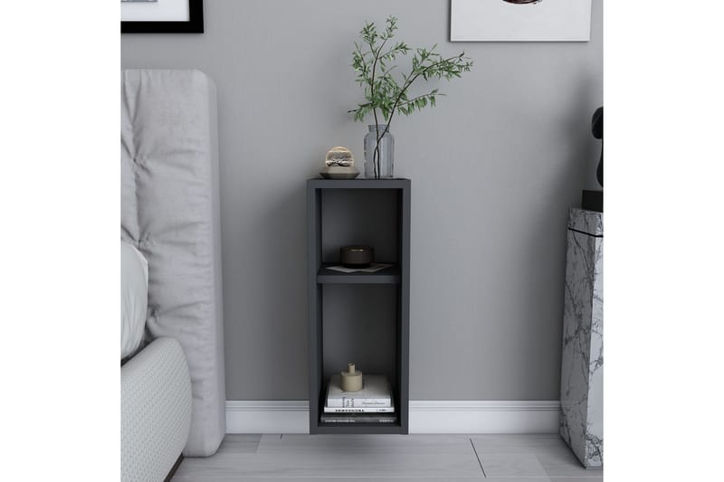 Rinorea Nattbord 23,2x59,6 cm - Antrasitt - Møbler - Bord - Avlastningsbord - Sengebord & nattbord