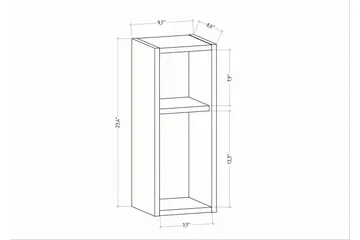 Rinorea Nattbord 23,2x59,6 cm - Brun - Møbler - Bord - Avlastningsbord - Sengebord & nattbord
