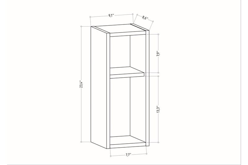 Rinorea Nattbord 23,2x59,6 cm - Møbler - Bord - Avlastningsbord - Sengebord & nattbord