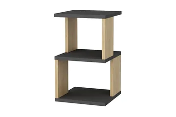 Rinorea Nattbord 29,6x49,4 cm - Antrasitt - Møbler - Bord - Avlastningsbord - Sengebord & nattbord
