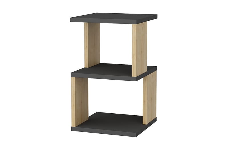 Rinorea Nattbord 29,6x49,4 cm - Antrasitt - Møbler - Bord - Avlastningsbord - Sengebord & nattbord