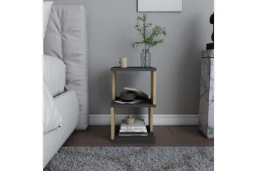 Rinorea Nattbord 29,6x49,4 cm - Antrasitt - Møbler - Bord - Avlastningsbord - Sengebord & nattbord