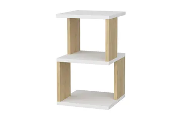 Rinorea Nattbord 29,6x49,4 cm - Hvit - Møbler - Bord - Avlastningsbord - Sengebord & nattbord