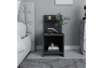 Rinorea Nattbord 35,6x72 cm - Antrasitt - Møbler - Bord - Avlastningsbord - Sengebord & nattbord
