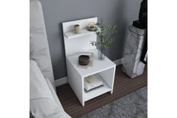 Rinorea Nattbord 35,6x72 cm - Hvit - Møbler - Bord - Avlastningsbord - Sengebord & nattbord
