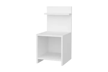 Rinorea Nattbord 35,6x72 cm - Hvit - Møbler - Bord - Avlastningsbord - Sengebord & nattbord