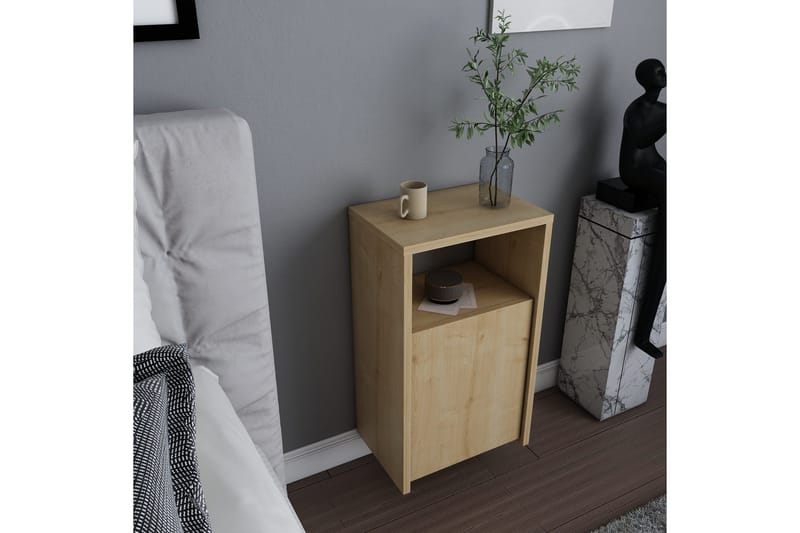 Rinorea Nattbord 36x61,4 cm - Brun - Møbler - Bord - Avlastningsbord - Sengebord & nattbord