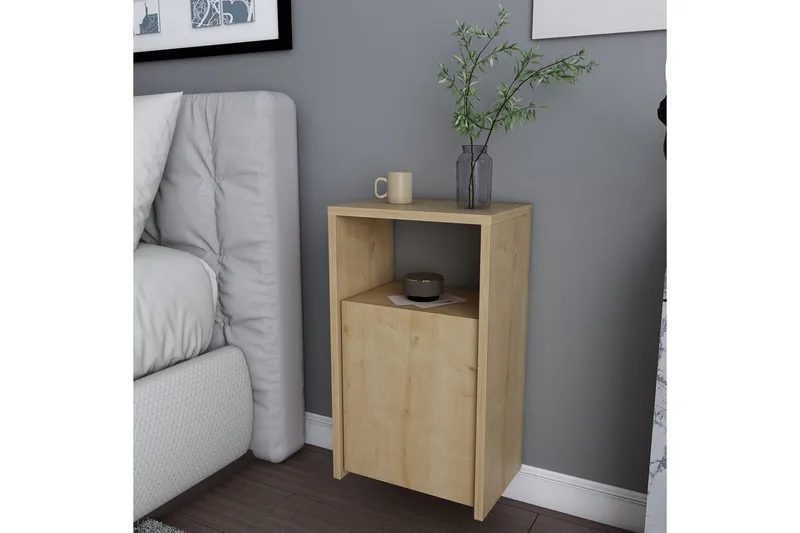 Rinorea Nattbord 36x61,4 cm - Brun - Møbler - Bord - Avlastningsbord - Sengebord & nattbord