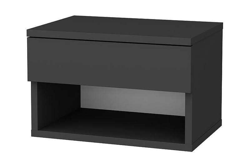 Rinorea Nattbord 44,6x31,9 cm - Antrasitt - Møbler - Bord - Avlastningsbord - Sengebord & nattbord