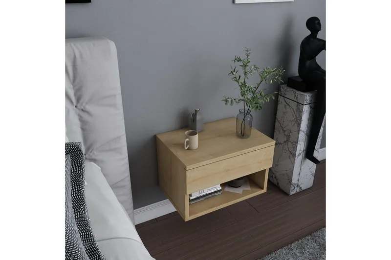 Rinorea Nattbord 44,6x31,9 cm - Brun - Møbler - Bord - Avlastningsbord - Sengebord & nattbord