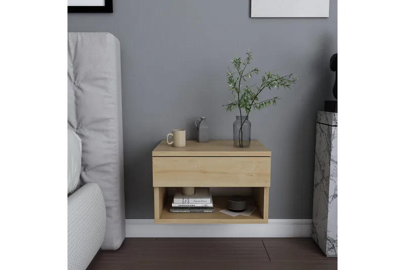 Rinorea Nattbord 44,6x31,9 cm - Brun - Møbler - Bord - Avlastningsbord - Sengebord & nattbord