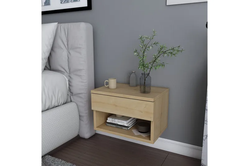 Rinorea Nattbord 44,6x31,9 cm - Brun - Møbler - Bord - Avlastningsbord - Sengebord & nattbord