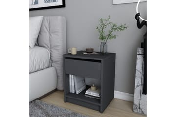 Rinorea Nattbord 44,6x52,8 cm - Antrasitt - Møbler - Bord - Avlastningsbord - Sengebord & nattbord
