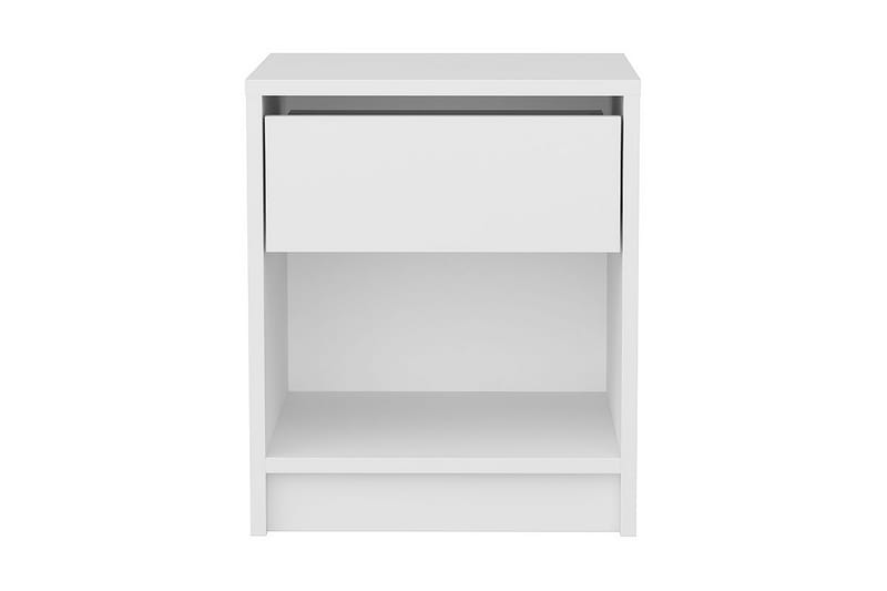 Rinorea Nattbord 44,6x52,8 cm - Hvit - Møbler - Bord - Avlastningsbord - Sengebord & nattbord