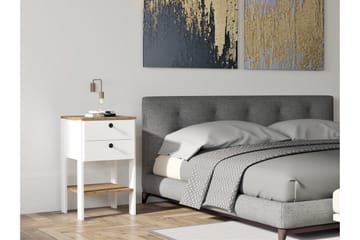 Rinorea Nattbord 44x75 cm - Hvit - Møbler - Bord - Avlastningsbord - Sengebord & nattbord