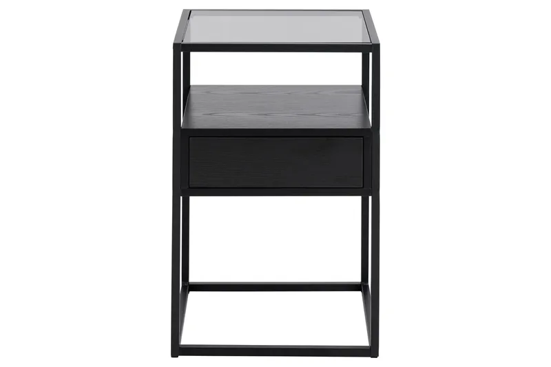 Sakila Nattbord 35 cm - Sort - Møbler - Bord - Avlastningsbord - Sengebord & nattbord