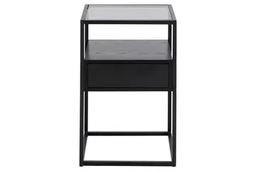 Sakila Nattbord 35 cm - Sort - Møbler - Bord - Avlastningsbord - Sengebord & nattbord