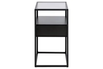 Sakila Nattbord 35 cm - Sort - Møbler - Bord - Avlastningsbord - Sengebord & nattbord