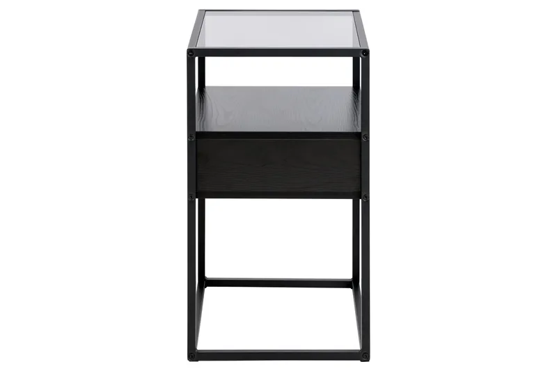 Sakila Nattbord 35 cm - Sort - Møbler - Bord - Avlastningsbord - Sengebord & nattbord