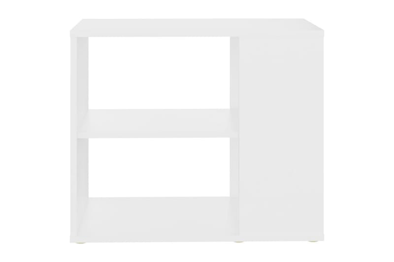 Sideskap hvit 60x30x50 cm sponplate - Hvit - Sengebord & nattbord