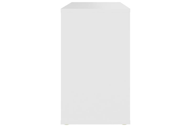 Sideskap hvit 60x30x50 cm sponplate - Hvit - Sengebord & nattbord