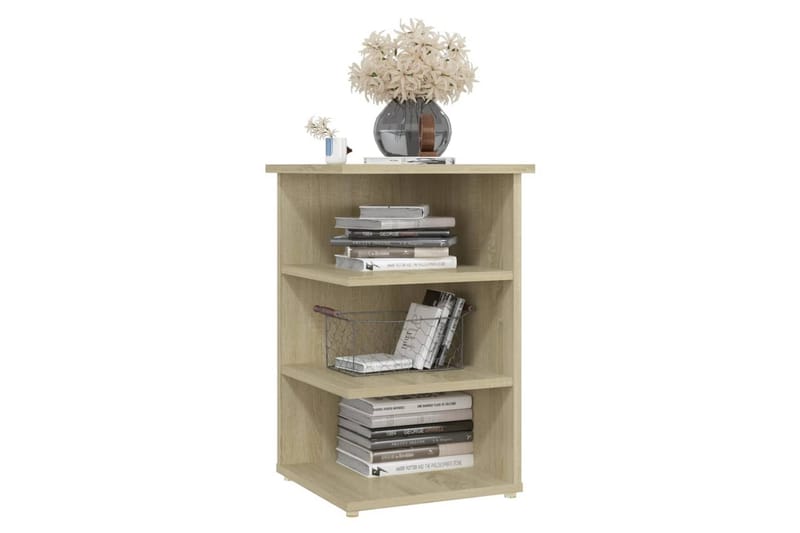 Sideskap sonoma eik 35x35x55 cm sponplate - Brun - Møbler - Bord - Avlastningsbord - Sengebord & nattbord