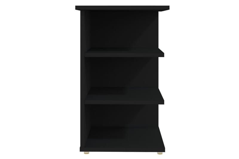 Sideskap svart 35x35x55 cm sponplate - Svart - Møbler - Bord - Avlastningsbord - Sengebord & nattbord
