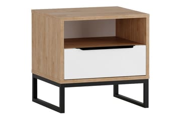 Staffin Sengbord 45 cm - Hvid - Møbler - Bord - Avlastningsbord - Sengebord & nattbord