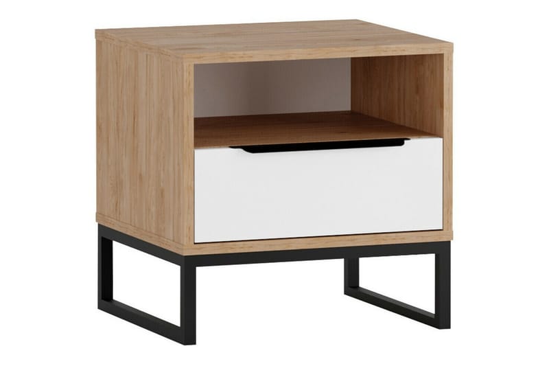 Staffin Sengbord 45 cm - Hvid - Møbler - Bord - Avlastningsbord - Sengebord & nattbord