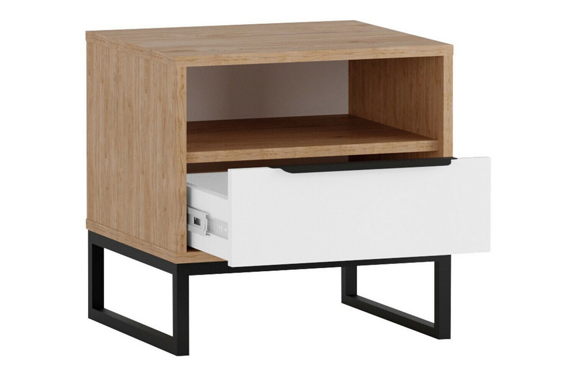 Staffin Sengbord 45 cm - Hvid - Møbler - Bord - Avlastningsbord - Sengebord & nattbord