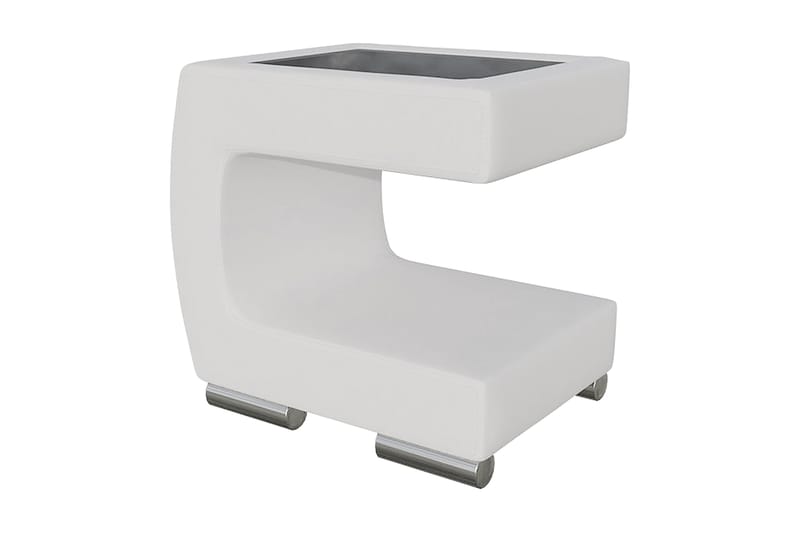 Stoliv Nattbord 43 cm Venstre - Økolær/Hvit - Møbler - Bord - Avlastningsbord - Sengebord & nattbord